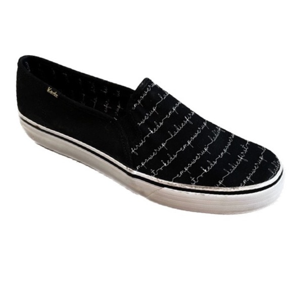 EUC Ladies First empower ll black and white keds with dream foam comfort size 11 - Picture 2 of 13